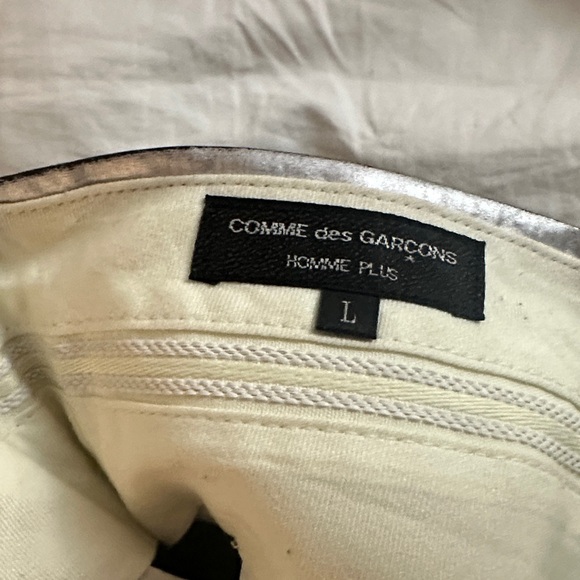 Comme des Garcons Silver Trim Pants - Picture 2 of 4